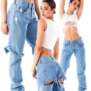 CARMAR ALEXAS APATITE BACK SLASH JEAN - Size:25